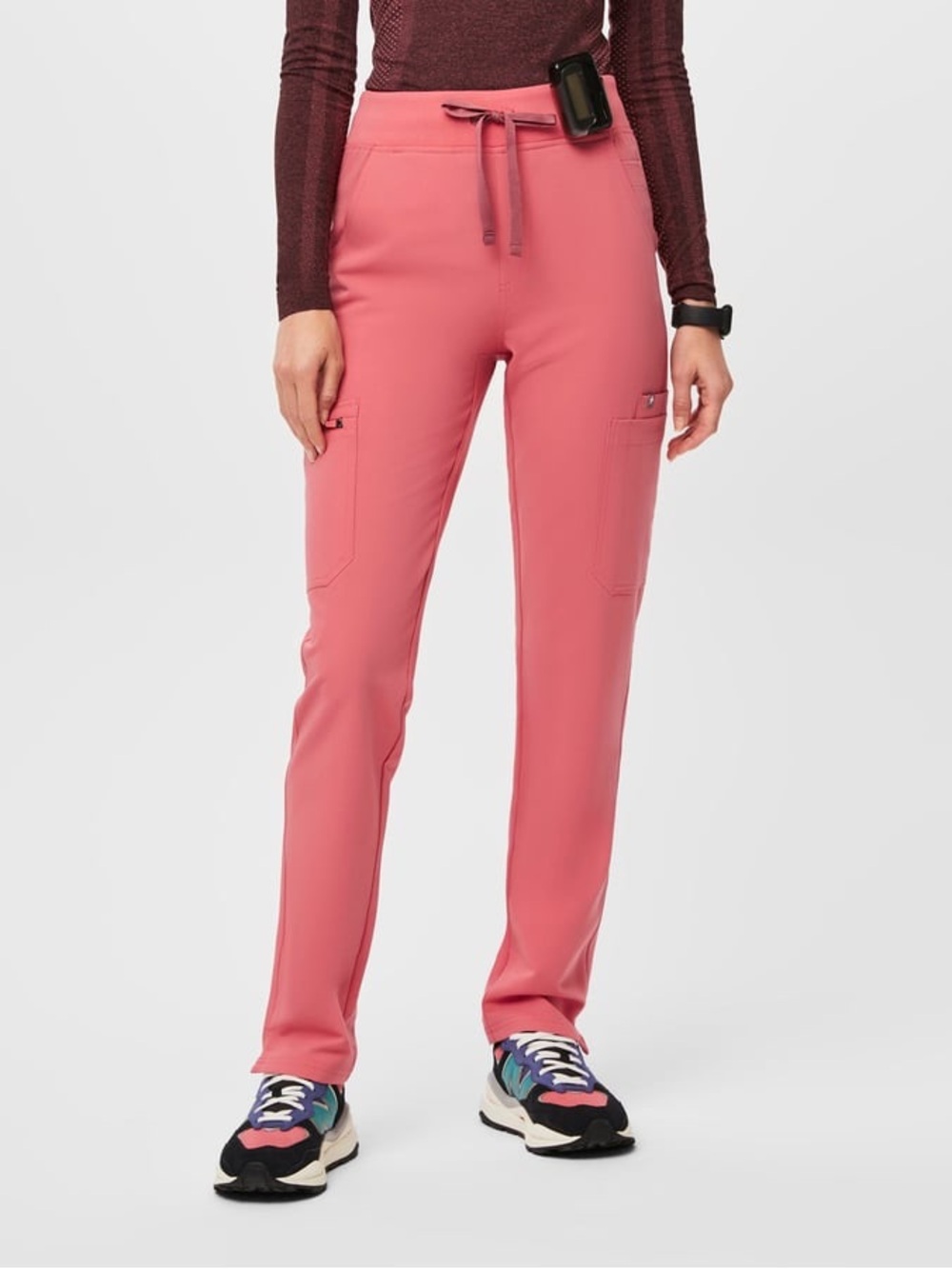 Figs skinny Yola desert Rose - Petite XS